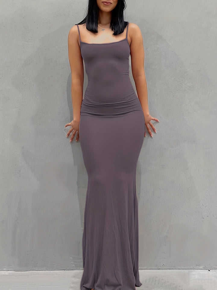 Allie – Sleek Bodycon Maxi Dress